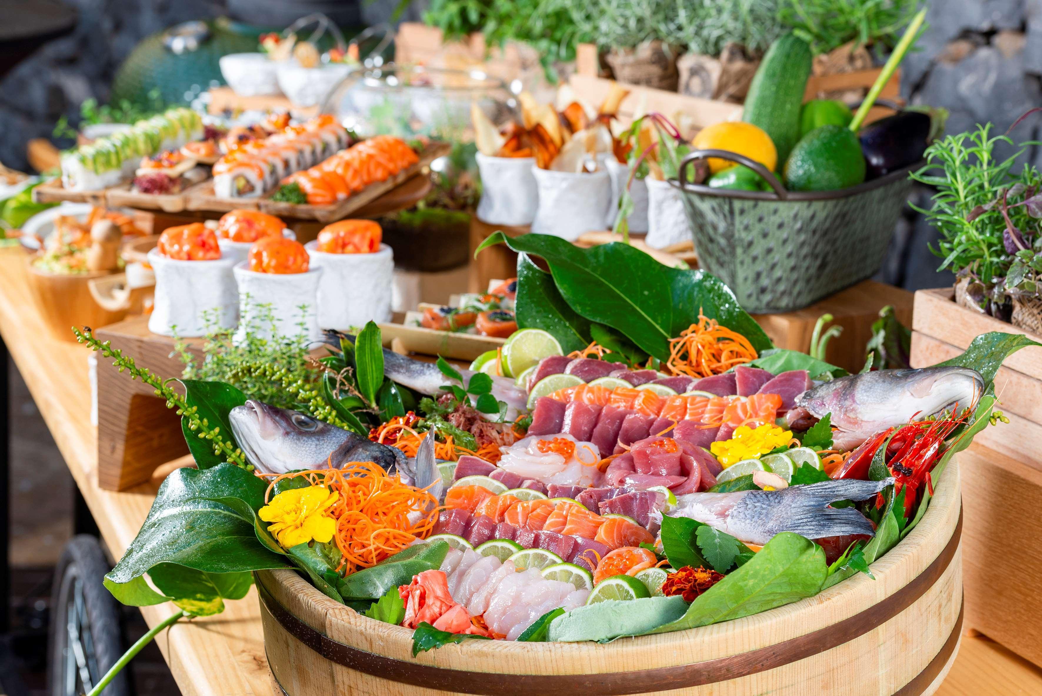 منتجع وسبا جران ميليا بالاسيو دي إيزورا Alcalá la Real المظهر الخارجي الصورة A seafood buffet